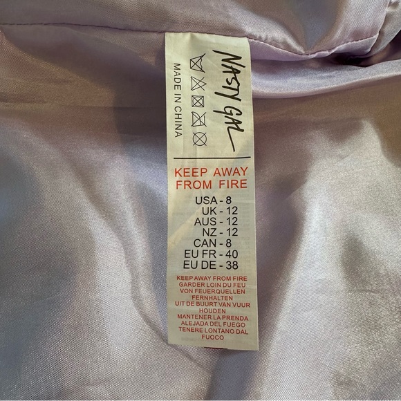 Nasty Gal Faux Leather Moto Jacket (NWT) - Picture 8 of 9